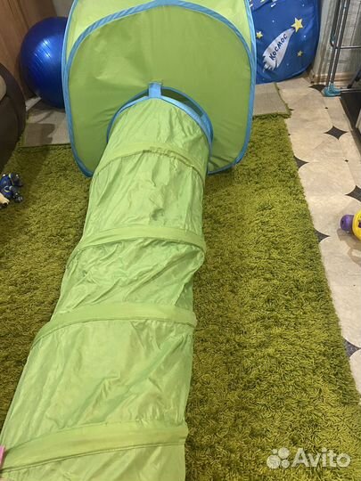 Палатка с тоннелем детская