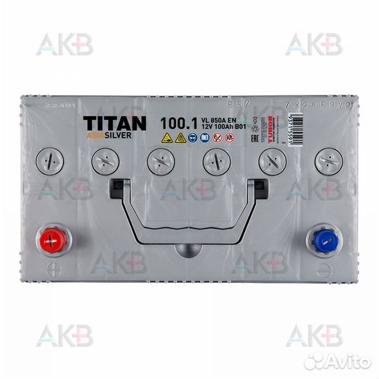 Аккумулятор автомобильный Titan Asia Silver 100L