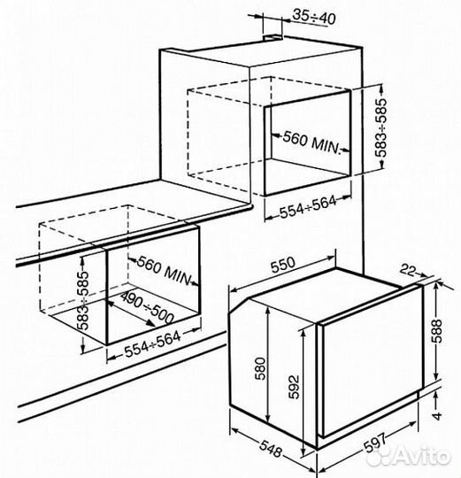 Духовой шкаф smeg SFP6925ppze