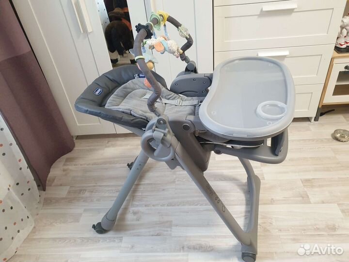 Стульчик для кормления chicco polly magic relax