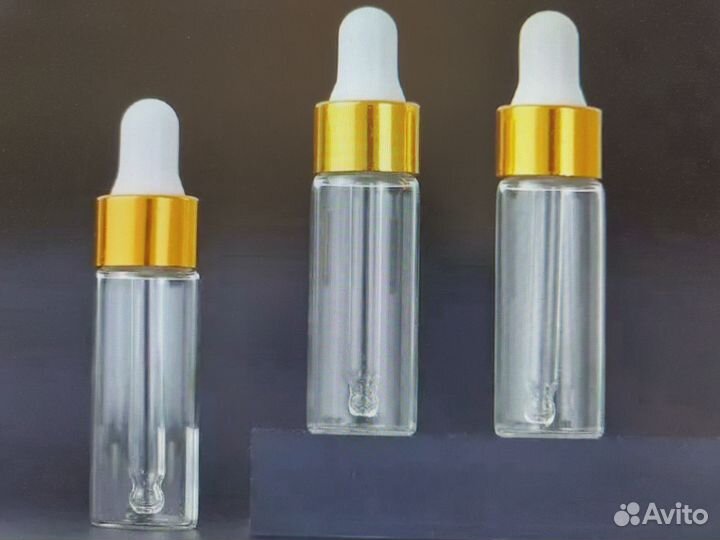 Набор стеклянных флаконов 5 мл с пипетками