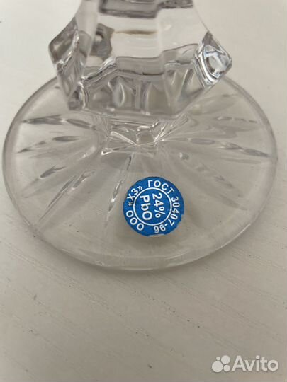 Подсвечник хрусталь гост СССР