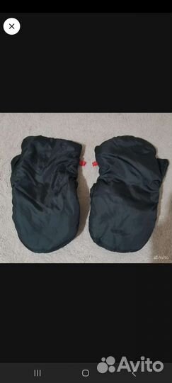 Варежки муфта на коляску