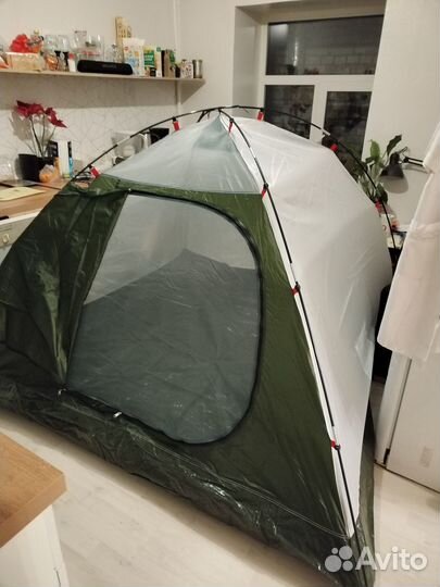 Палатка 3х местная двуслойная с тамбуром