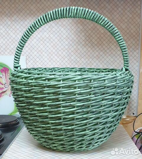 Кашпо (ротанг) ручная работа
