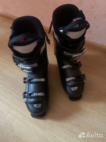 Горные лыжи head,с ботнками и палками