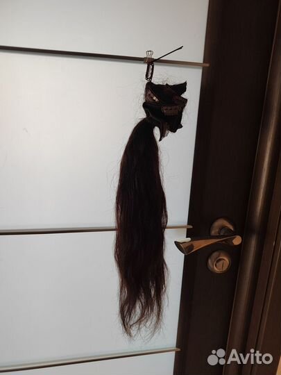 Волосы на заколках натуральные + для наращивания