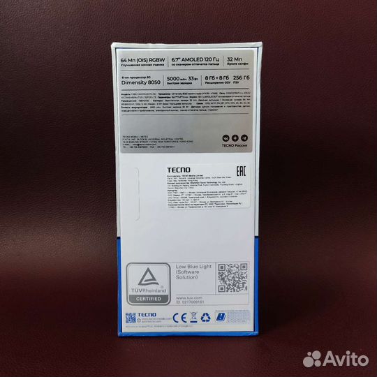 Смартфон Tecno Camon 20 pro 5g 8/256 (запечатаны)