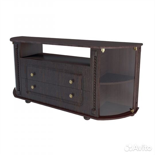 Азалия (тумба тв,фур.) Бодега белый