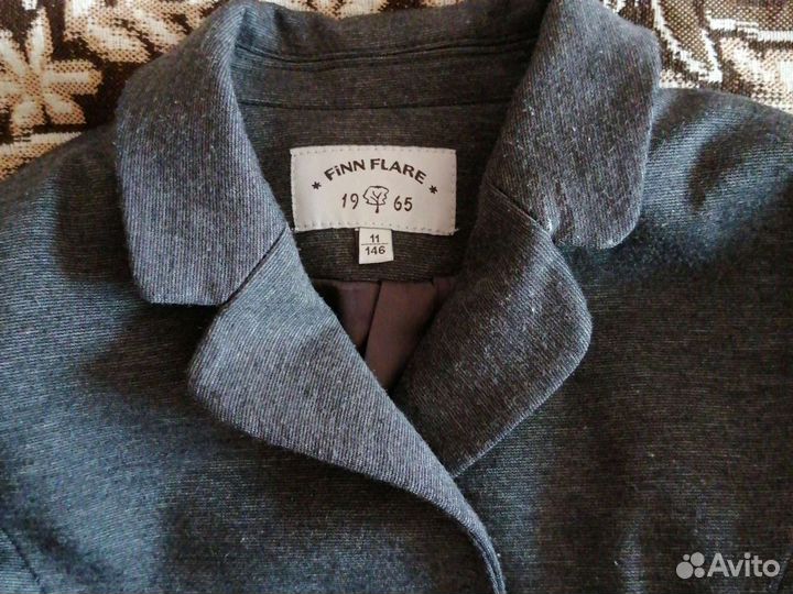 Школьная форма пиджак брюки ветровка 140-146