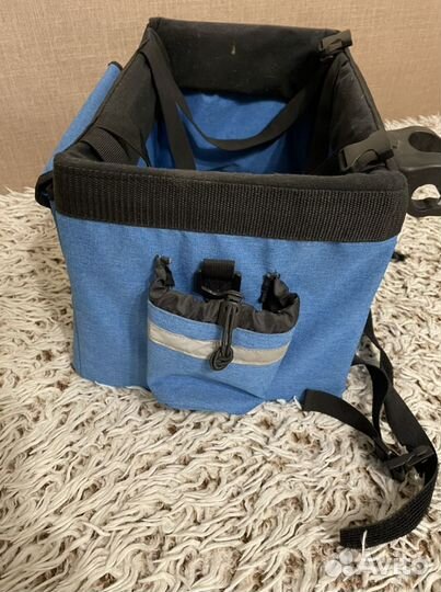 Переноска велокорзина для животных