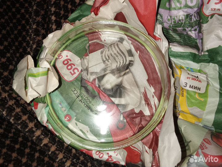 Чашки Петри со сколами