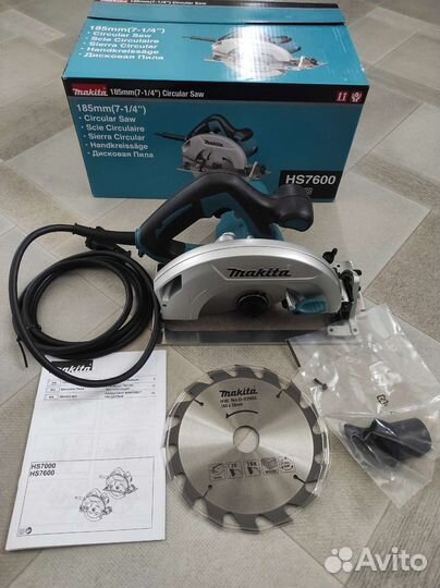 Циркулярная пила дисковая makita HS7600 или 5008mg