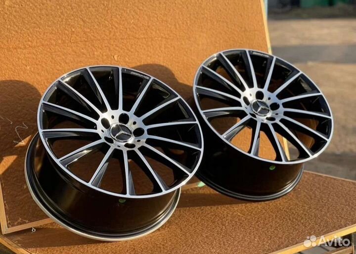 Диски разноширокие на Mercedes-Benz AMG R19 5*112