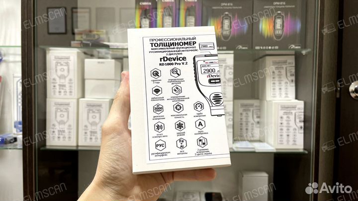 Толщиномер rDevice RD-1000 Pro v2 (два экрана+BT)