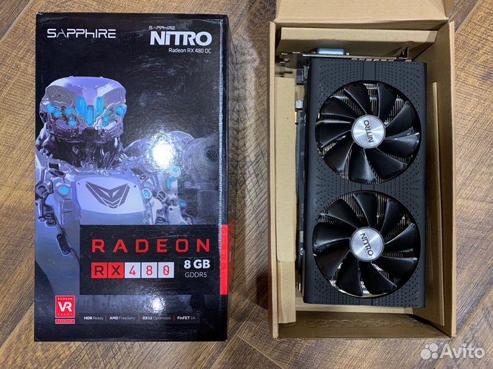 Sapphire nitro Radeon RX480 8Gb