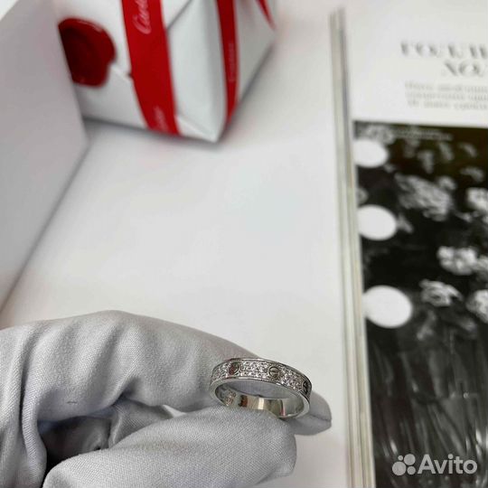Кольцо Cartier Love Pave 0,36ct