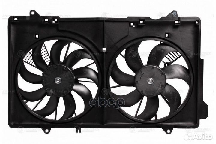 Э/вентиляторы охл. с кожухом (2 вент.) для а/м
