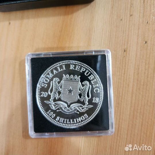 Серебряная монета Сомали 
