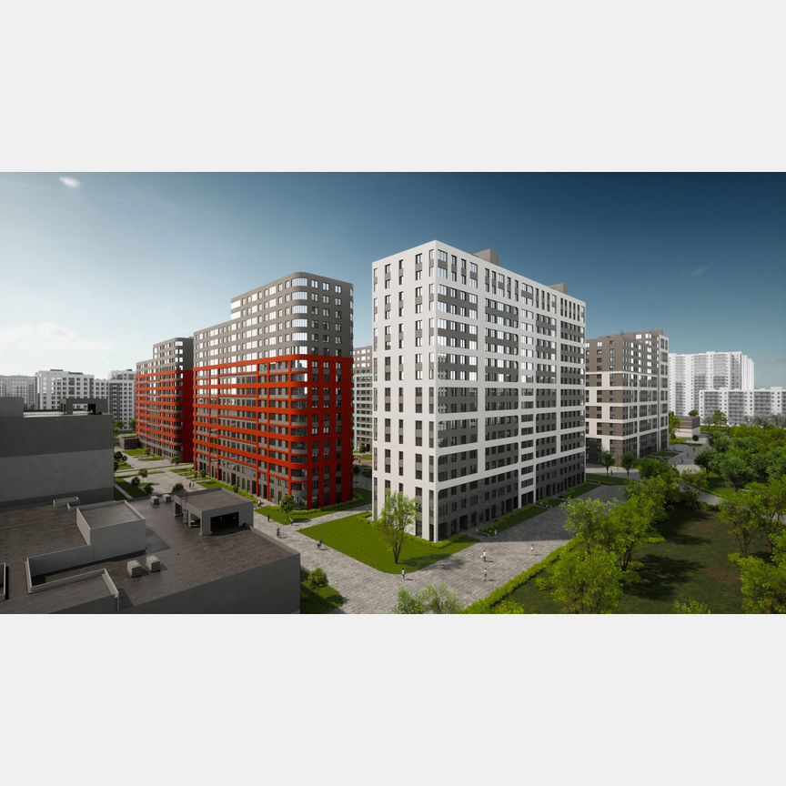 2-к. квартира, 61,5 м², 13/17 эт.