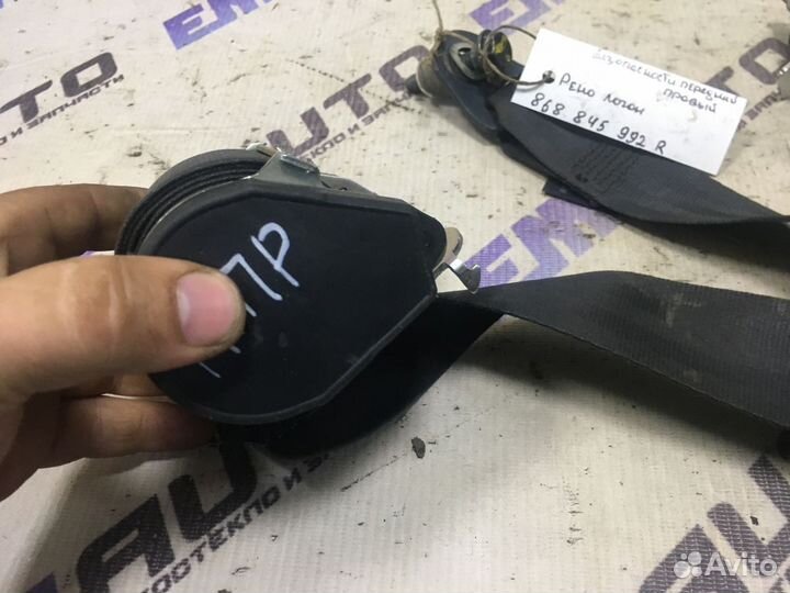 Ремень безопасности передний правый Рено Логан