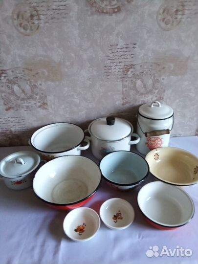 Эмалированная посуда СССР