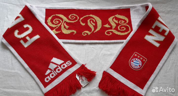 Шарф фк Бавария, сезон 2009/10, оф.мерч, адидас