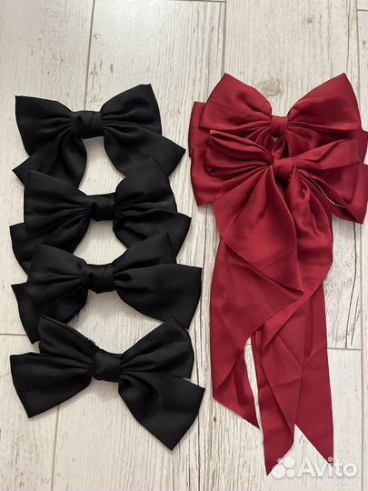 Заколка бантик для школы