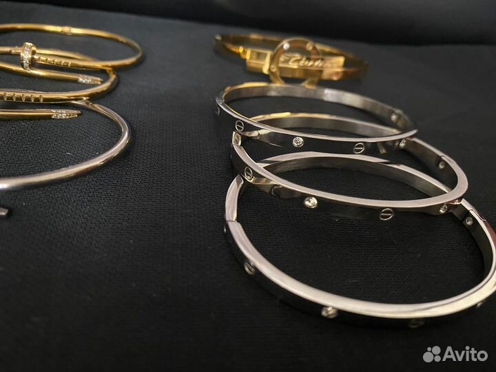Браслет Cartier Love гравировка Картье