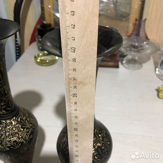 Ваза латунь