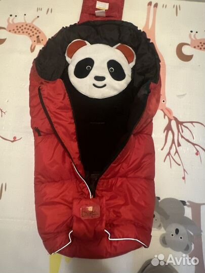 Зимний конверт в коляску mansita panda