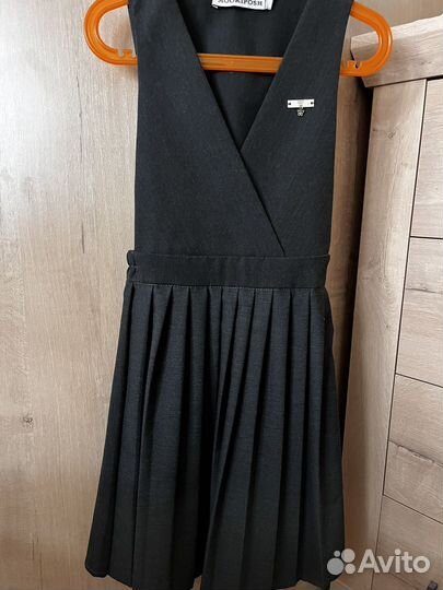 Платье сарафан школьный