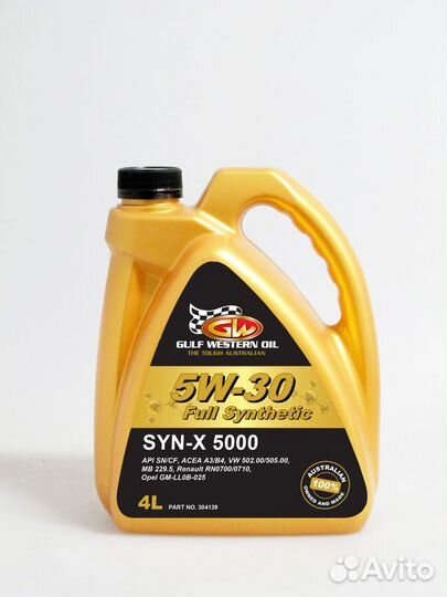 Моторное масло SYN-X 5000 5W30