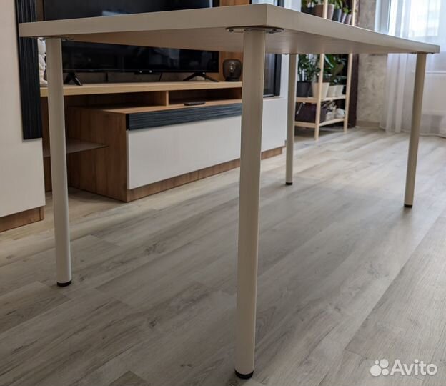 Стол IKEA linnmon, 150х75, белый