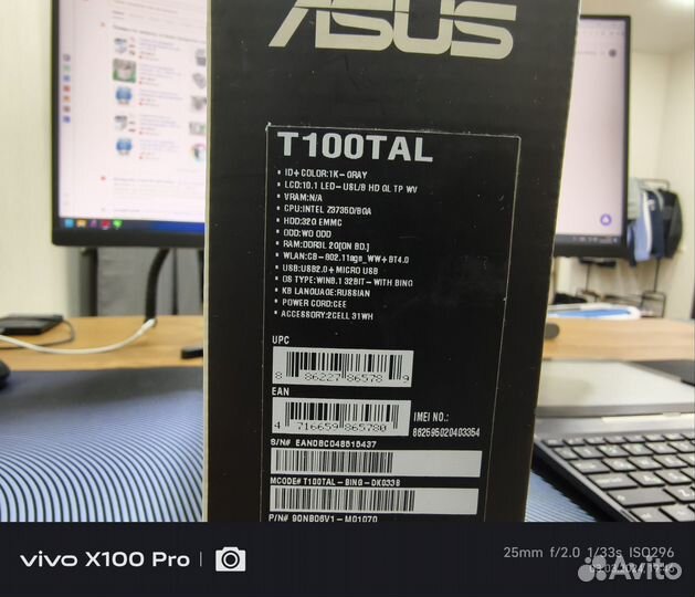 Планшет AsusTransformer Book T100 - Windows