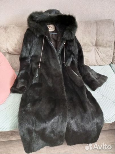 Шуба Куница длинная