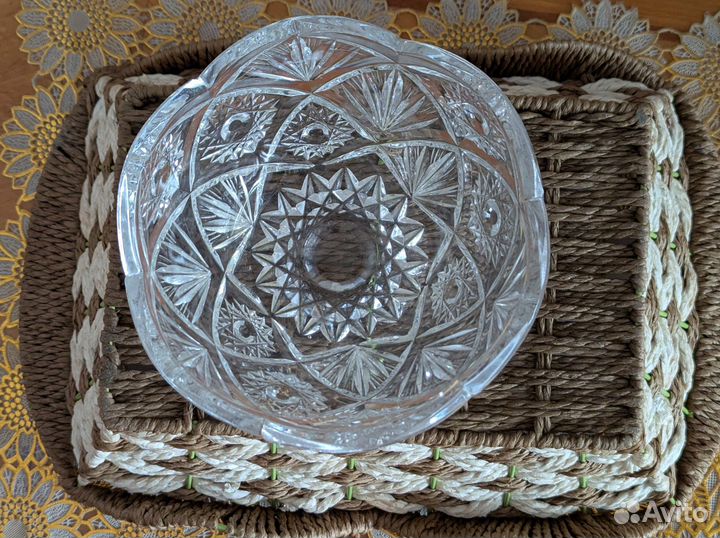 Салатник хрустальный
