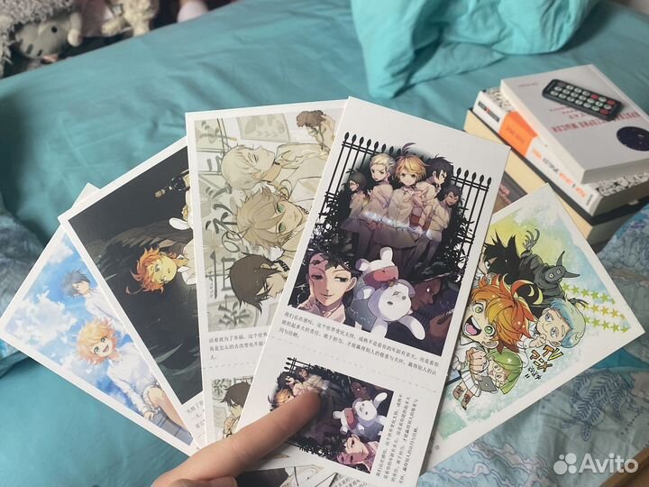 Открытки с аниме обещанный неверленд