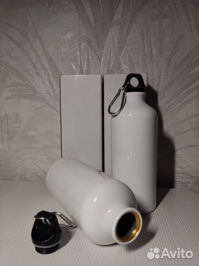 Бутылка фляга для воды нержавеющая сталь