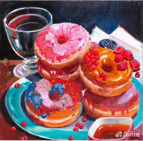 Яркие картины маслом