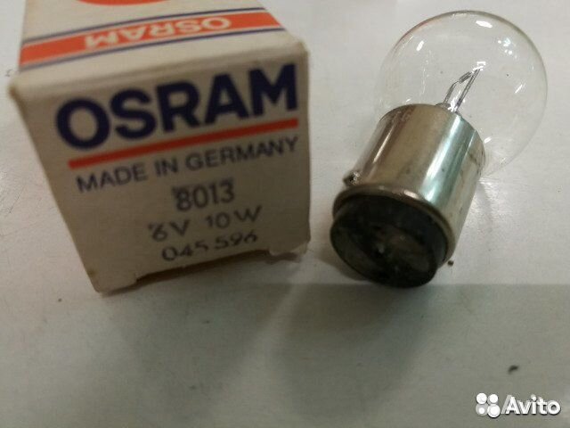Микроскоп лампа osram 8013 6v 10w