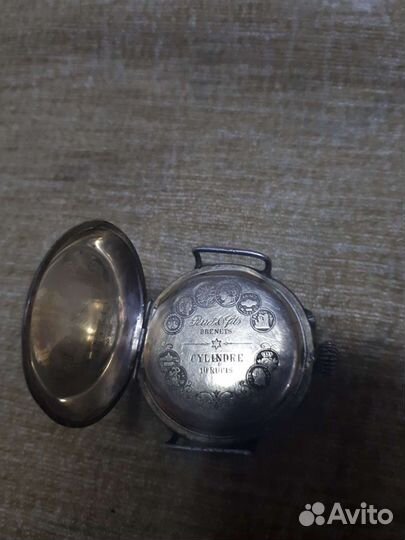 Часы, 19 век, серебро 84пр