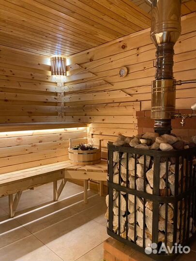 Дом - баня на дровах с чаном