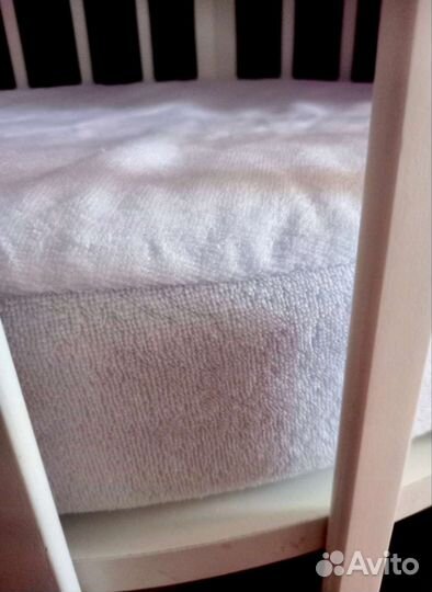 Круглый матрас с кокосом 75х75-9см +наматрасник