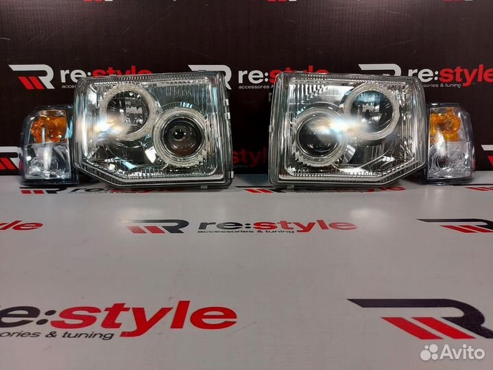 Фары Mitsubishi Pajero V32 1991-1997 LED U1921