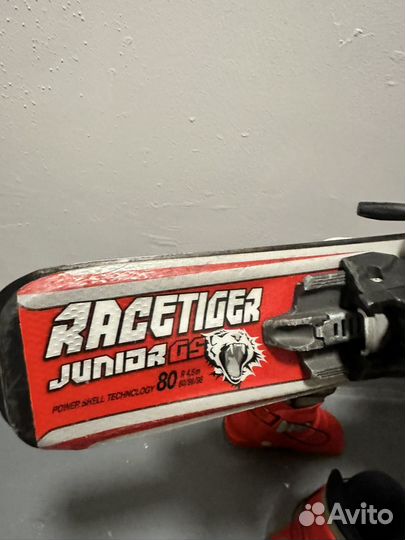 Горные лыжи детские 80 с ботинками