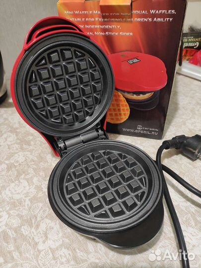 Электрическая мини вафельница