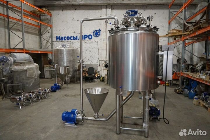 Вакуумная линия производства майонеза и пасты