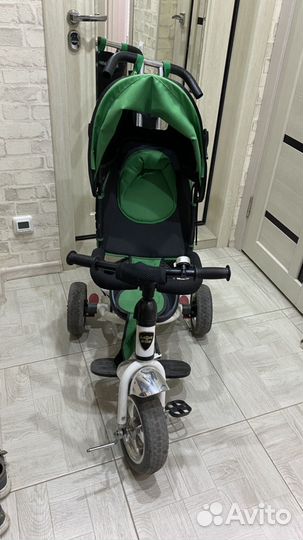 Велосипед коляска с ручкой