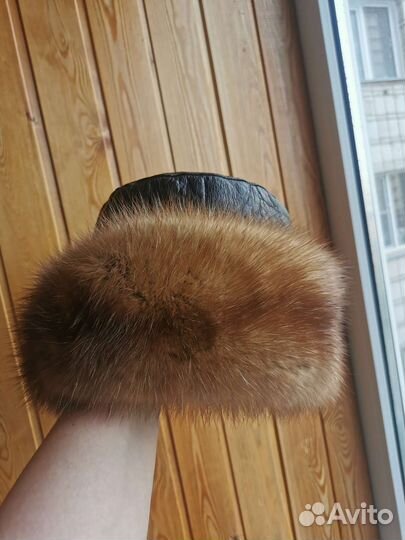 Шапка с баргузинским соболем